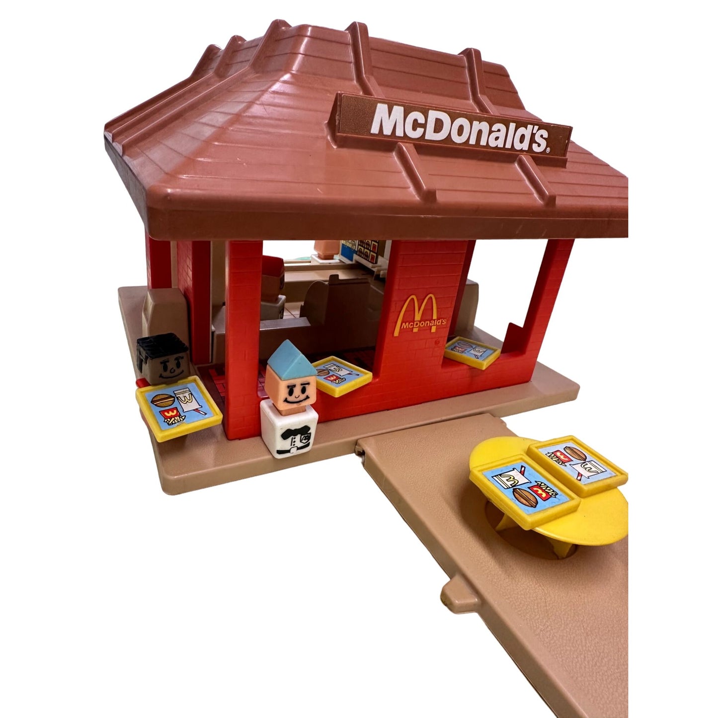 Vintage Playskool 1974 Familiar Places McDonalds Playset #430 No Sign