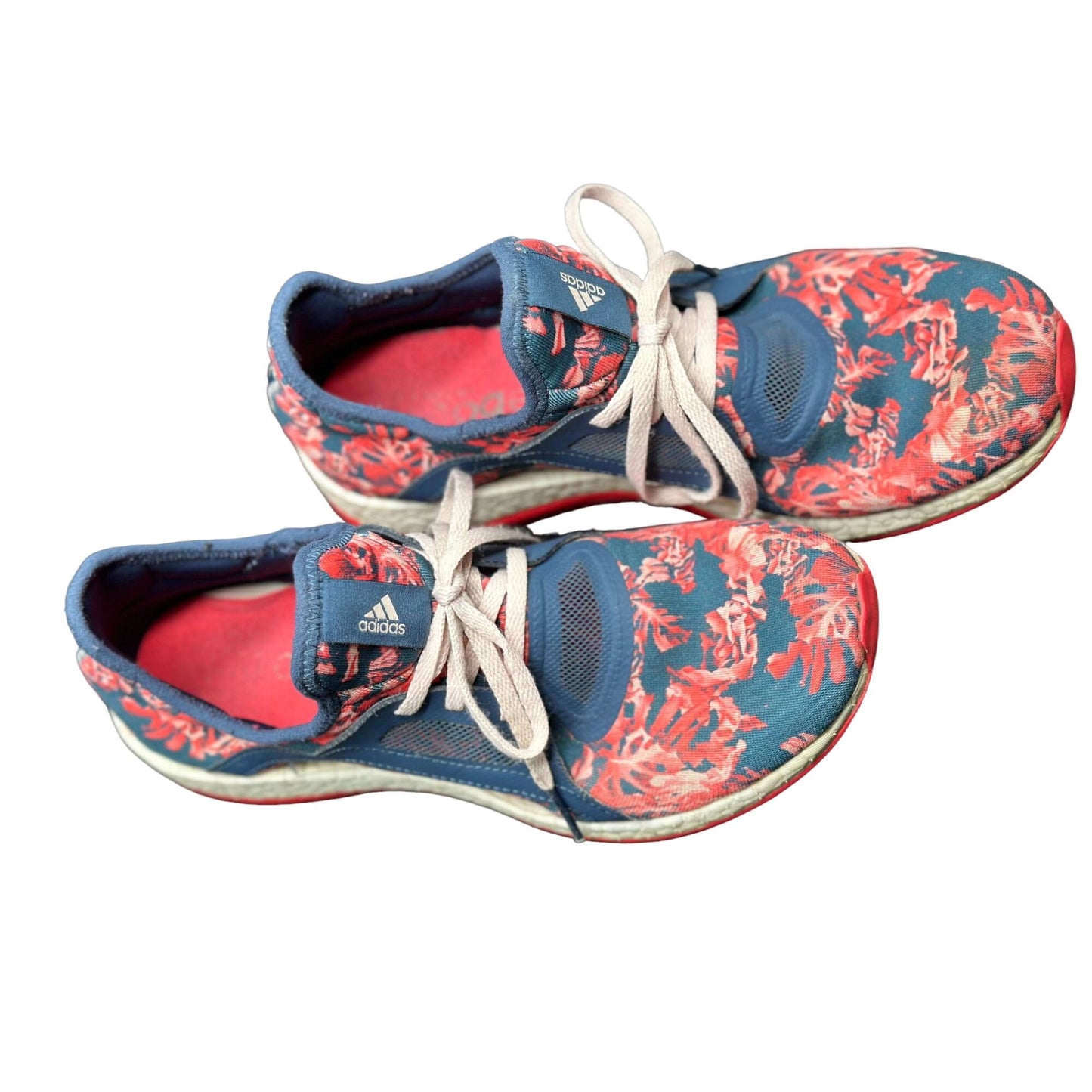 Adidas Womens Pure Boost X Floral Endless Energy Running Sneakers Shoes size 8.5