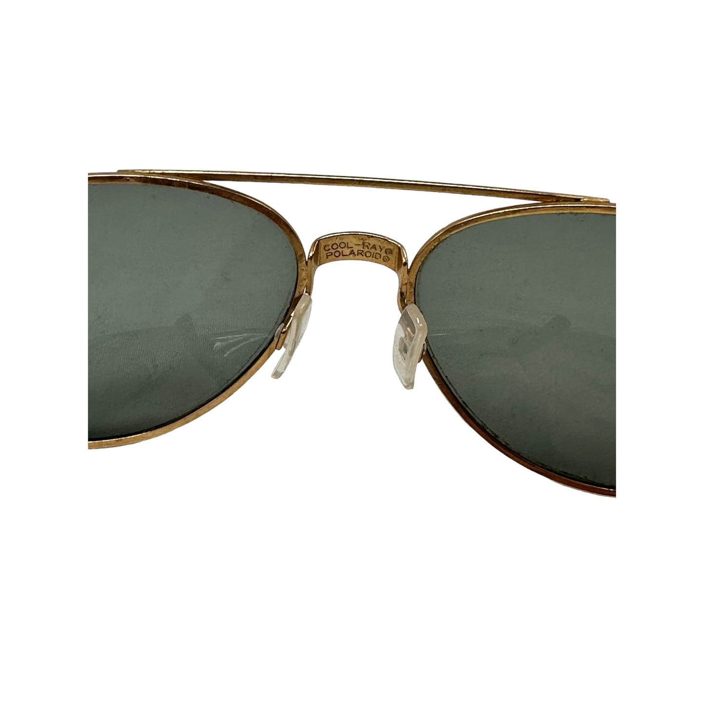 Vintage Cool-Ray Mens Polaroid Gold in Metal Frame Sunglasses Retro Outdoor Classic