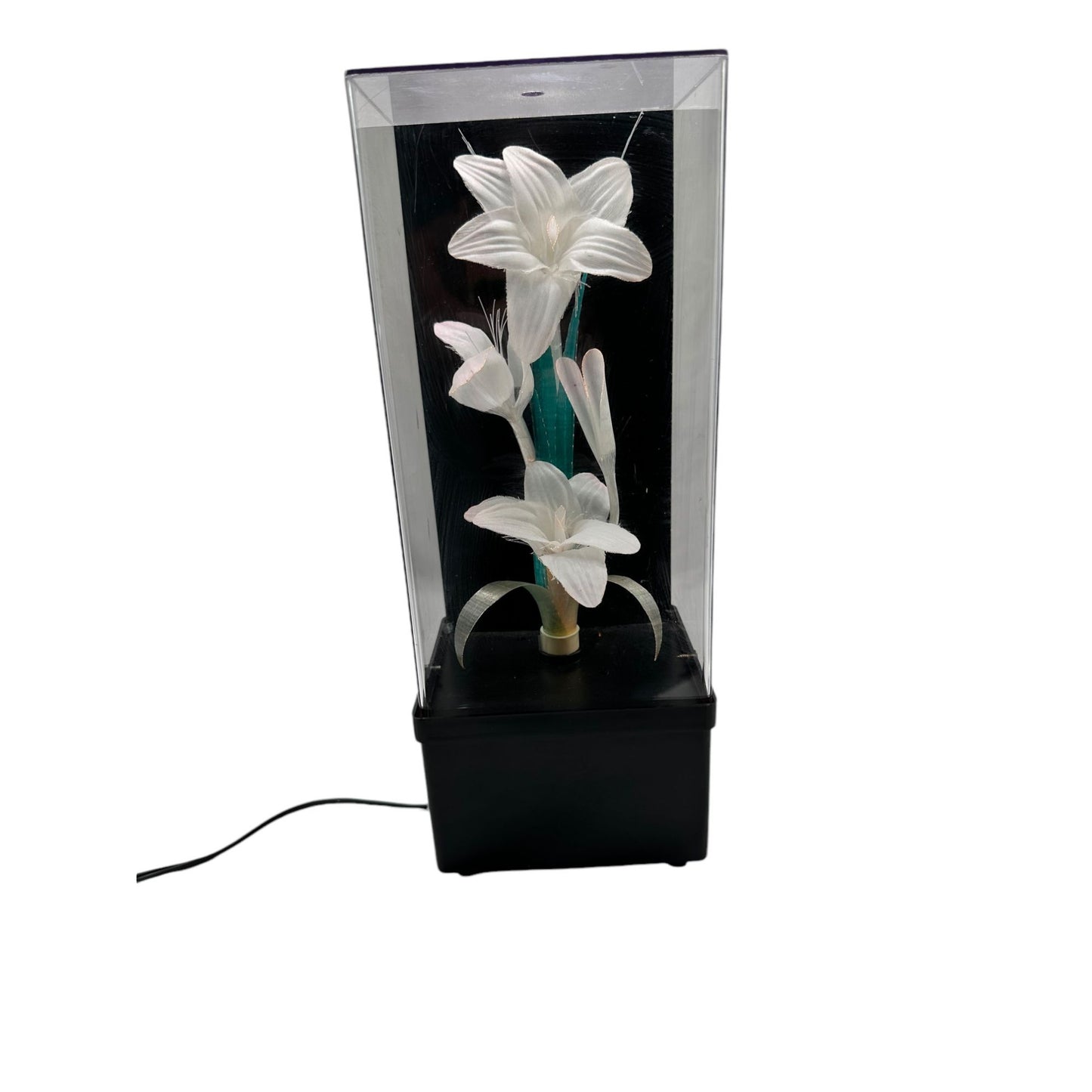 Light-Up LED Musical Fiber Optic Lamp Flower With Color-Changing Effects