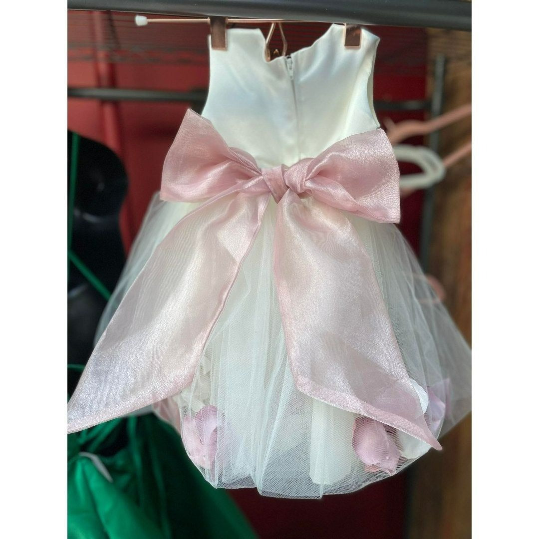 *Kids Dream Infants Flower Girl Dress Medium Pink White