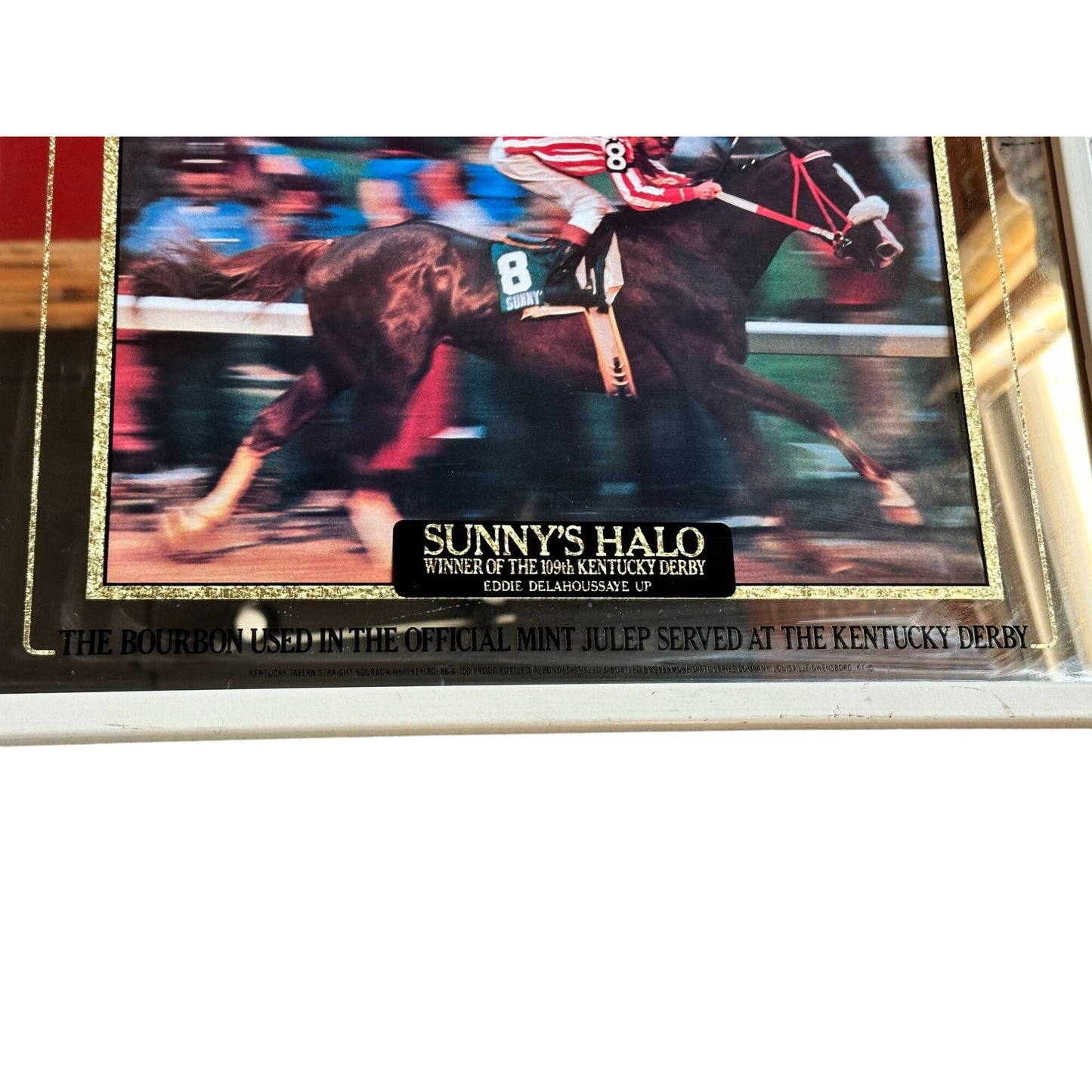 Sunny's Halo Winner of the 109th KENTUCKY DERBY Eddie Delahoussaye UP Wall Frame