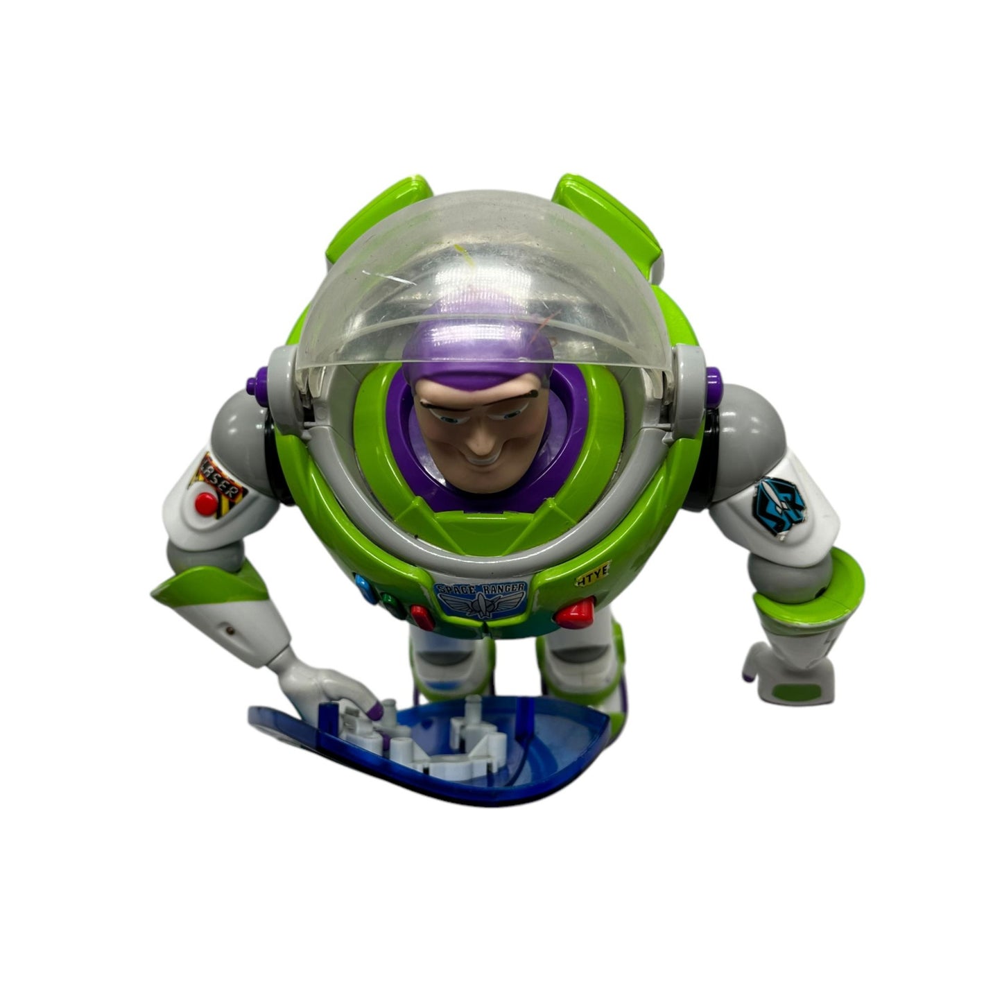 Buzz Lightyear Action Figure With Shield Toy Story Space Ranger 12" Tall