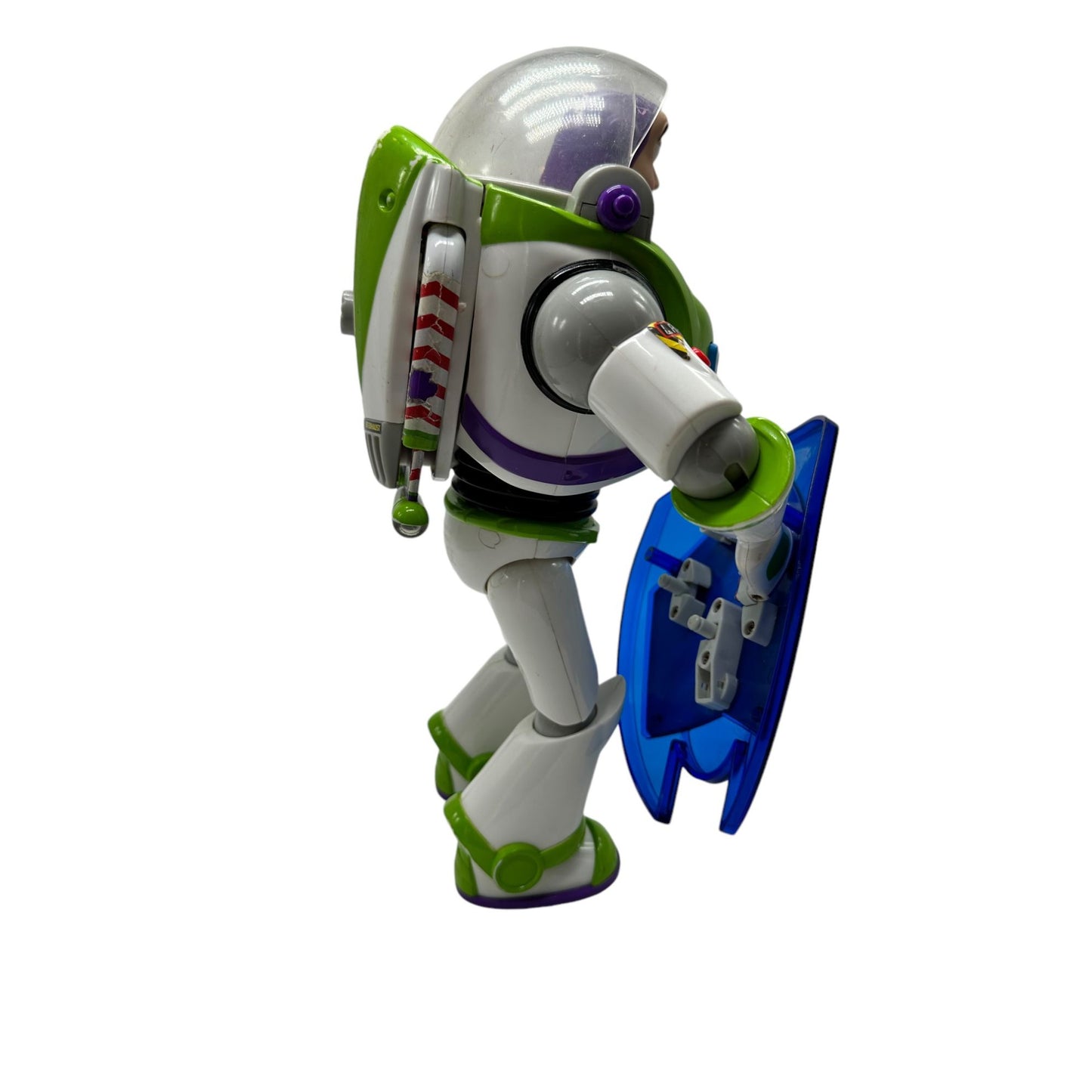 Buzz Lightyear Action Figure With Shield Toy Story Space Ranger 12" Tall