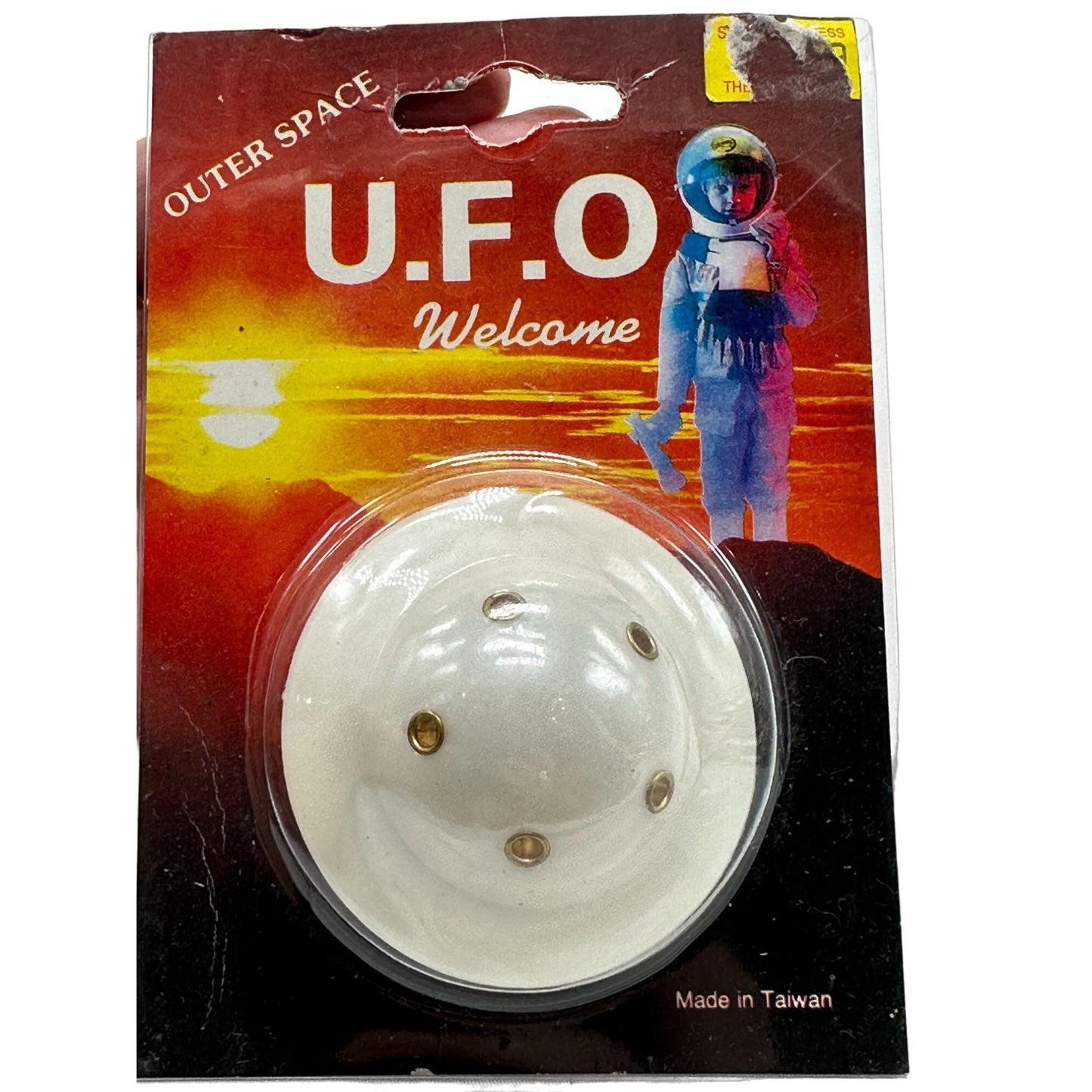 Vintage Outer Space U.F.O Glow in the Dark & Extra-terrestrial Sounds Toy Figure