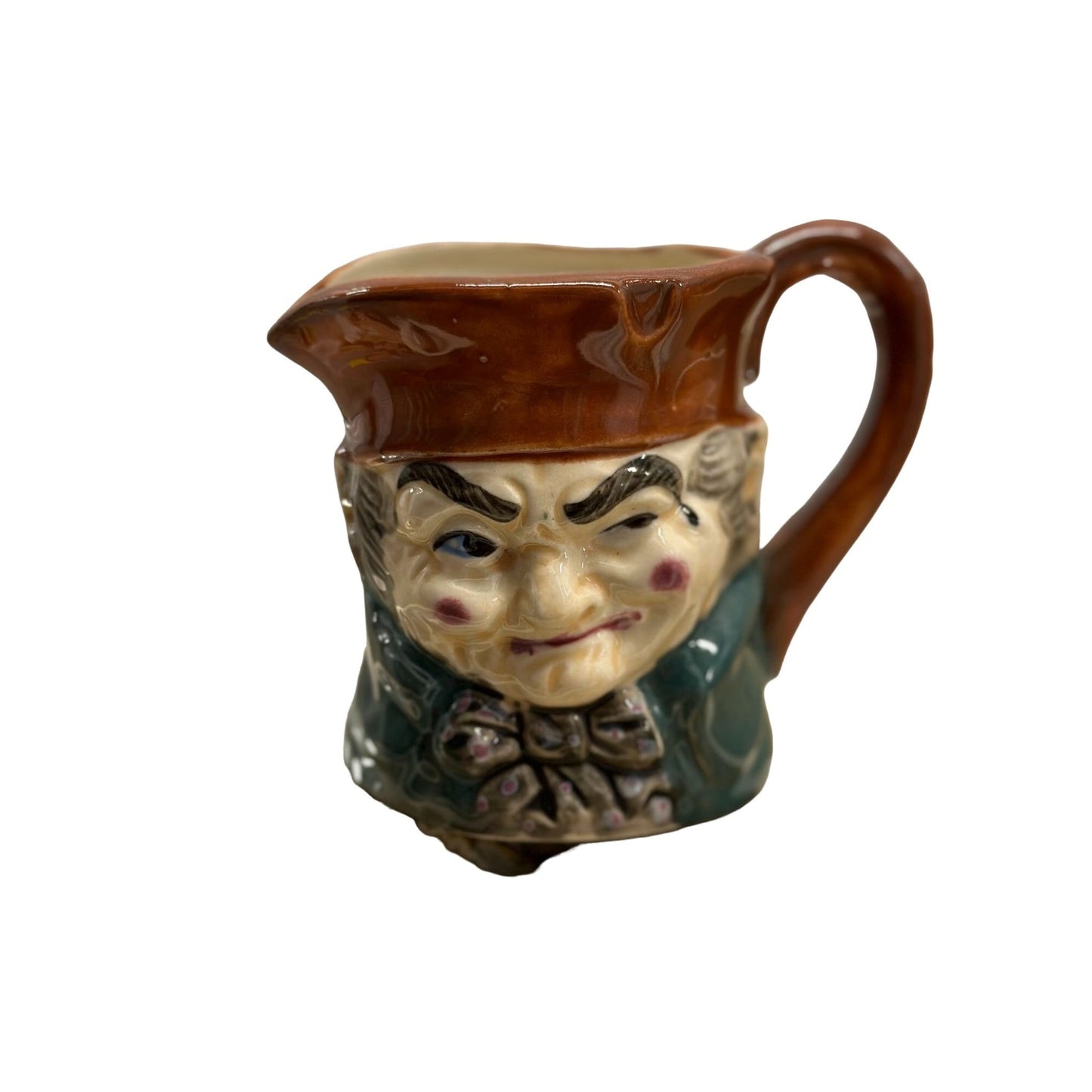 Vintage Collectible Rare Old Charley Face Toby Character Coffee Mug Cup/Jug