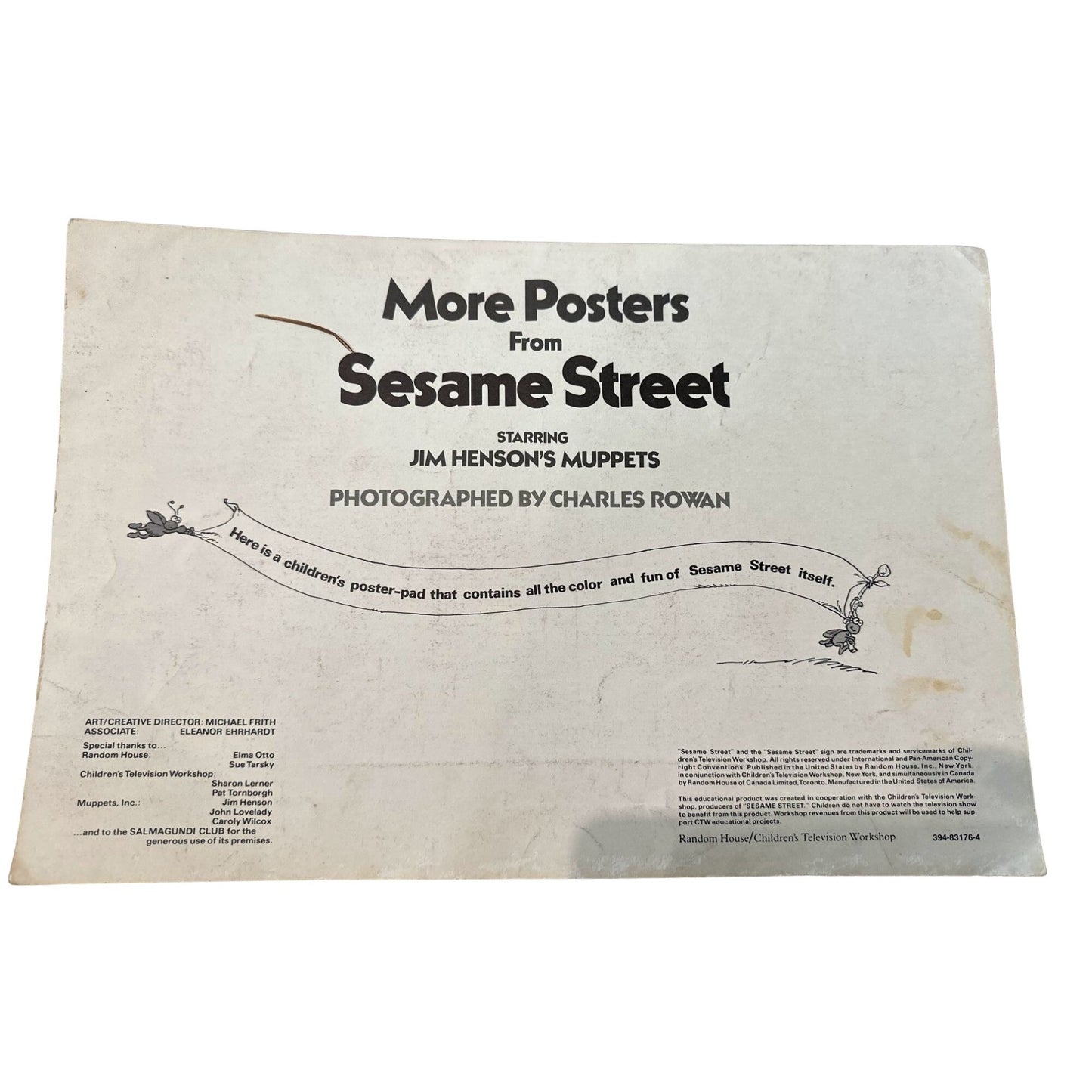 More Posters From Sesame Street 1975 Photographed by Charles Rowan 15 Piece