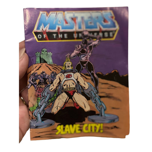 Vintage Masters of the Universe Slave City MOTU HONG KONG Mini Comic Book 1983