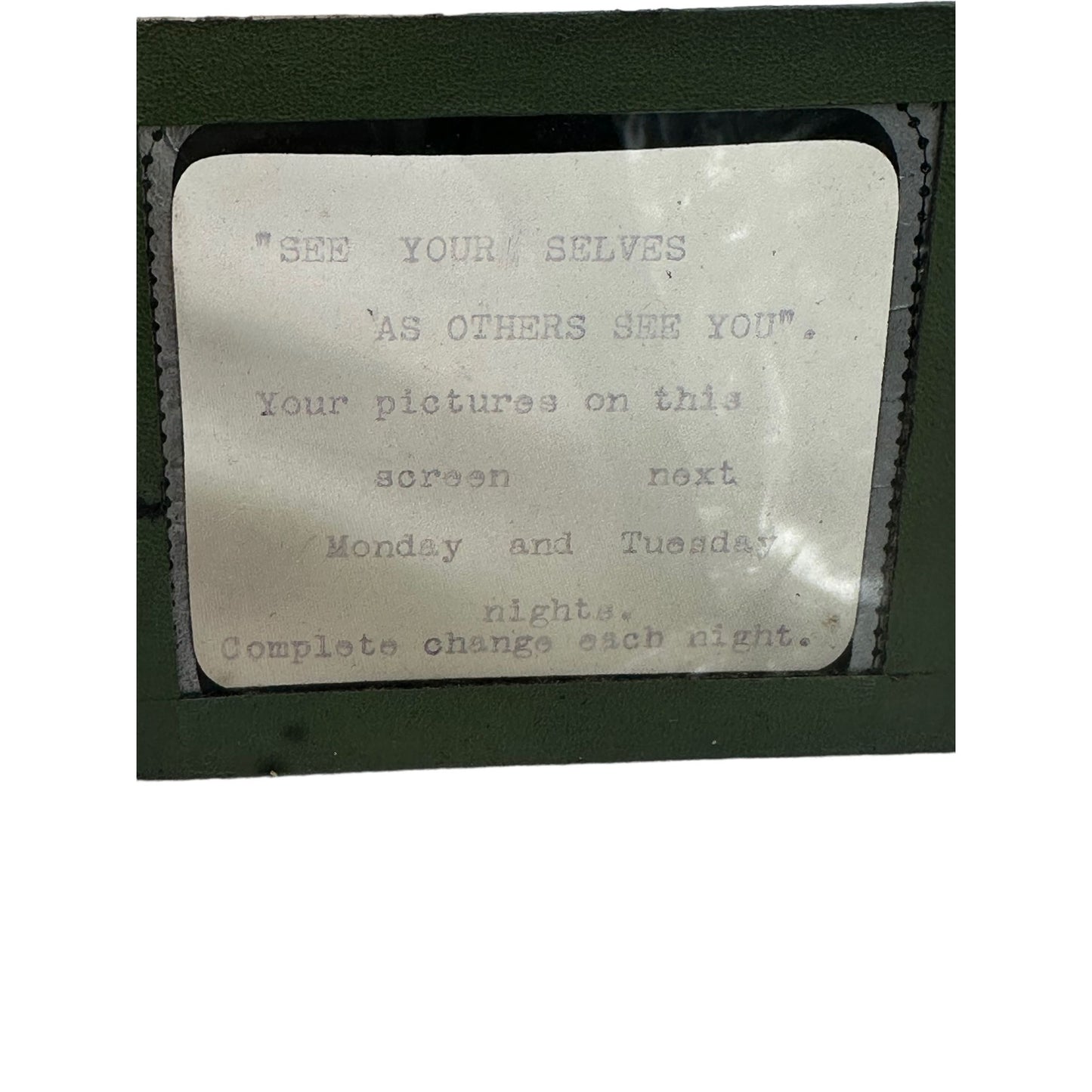 Vintage Antique Glass Slides/Negatives/photos Frame Collectible