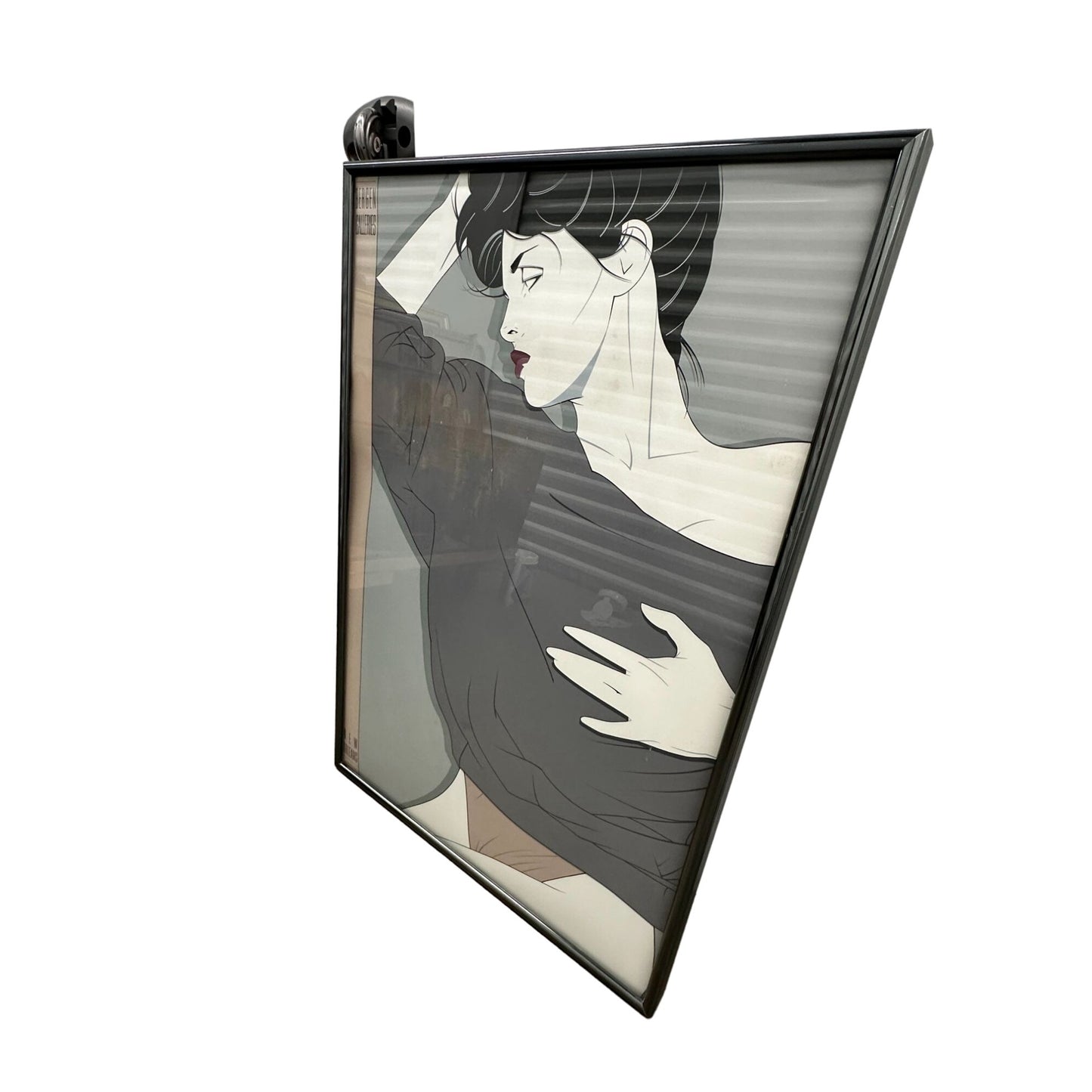 Vintage Patrick Nagel Limited Edition Wall Art Framed Collectible 24 x 36