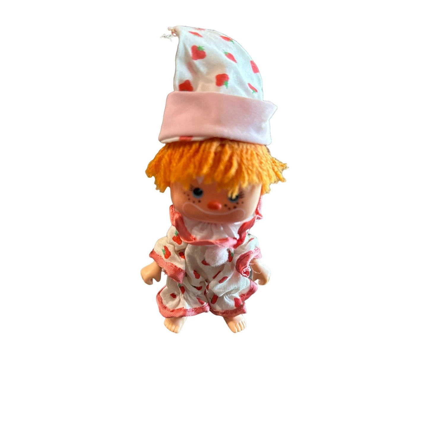 Vintage Rare Strawberry Patches Picka Berry Circus Clown Doll Toy 1980 Toy