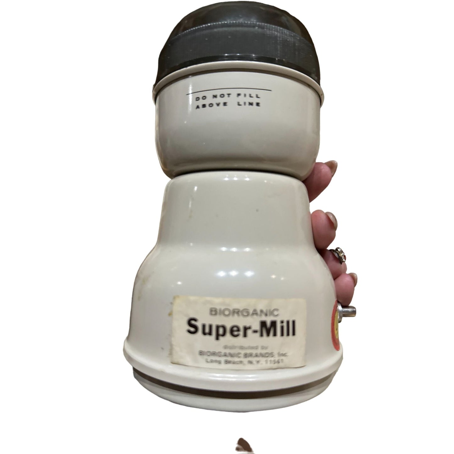 Vintage Borganic Super-Mill Electric Mini Coffee Grinder Standard