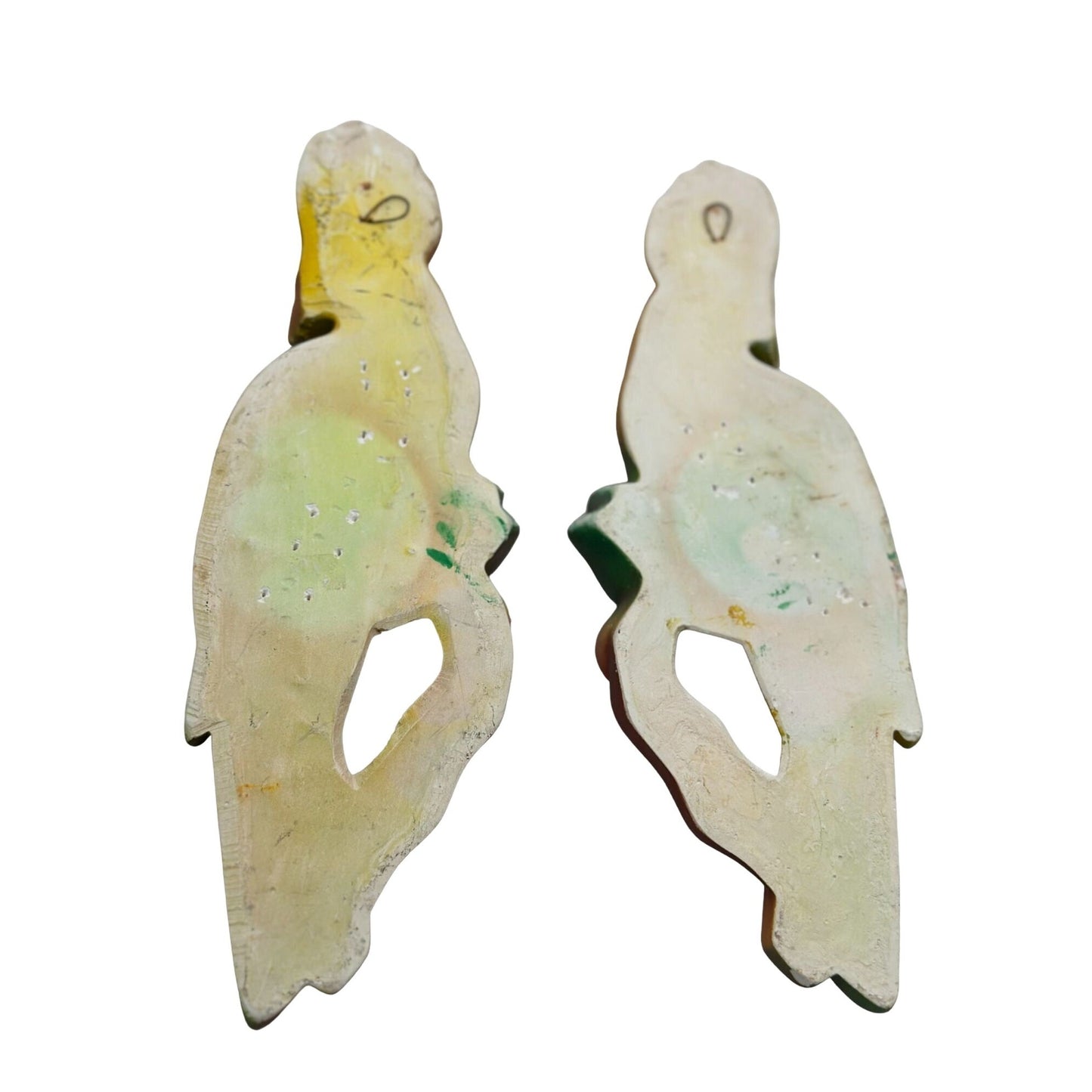 Miller Studios Collectible Decorative Cockatoo Parrot Bird Wall Hanging Pair 1968