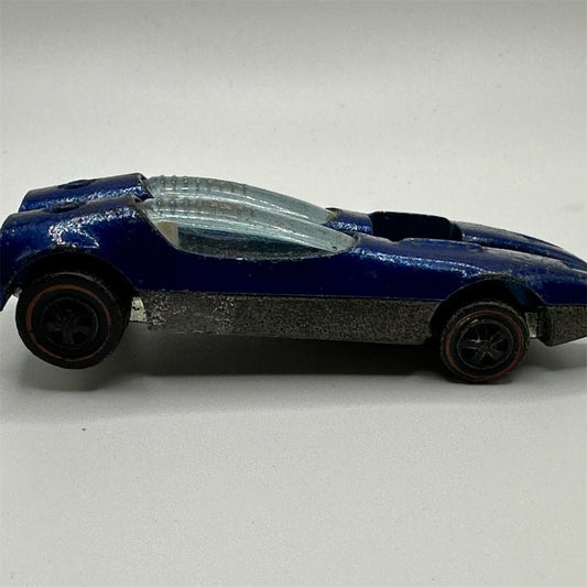 Vintage 1968 Hot Wheels Redline Splittin Image Blue **See Note Below