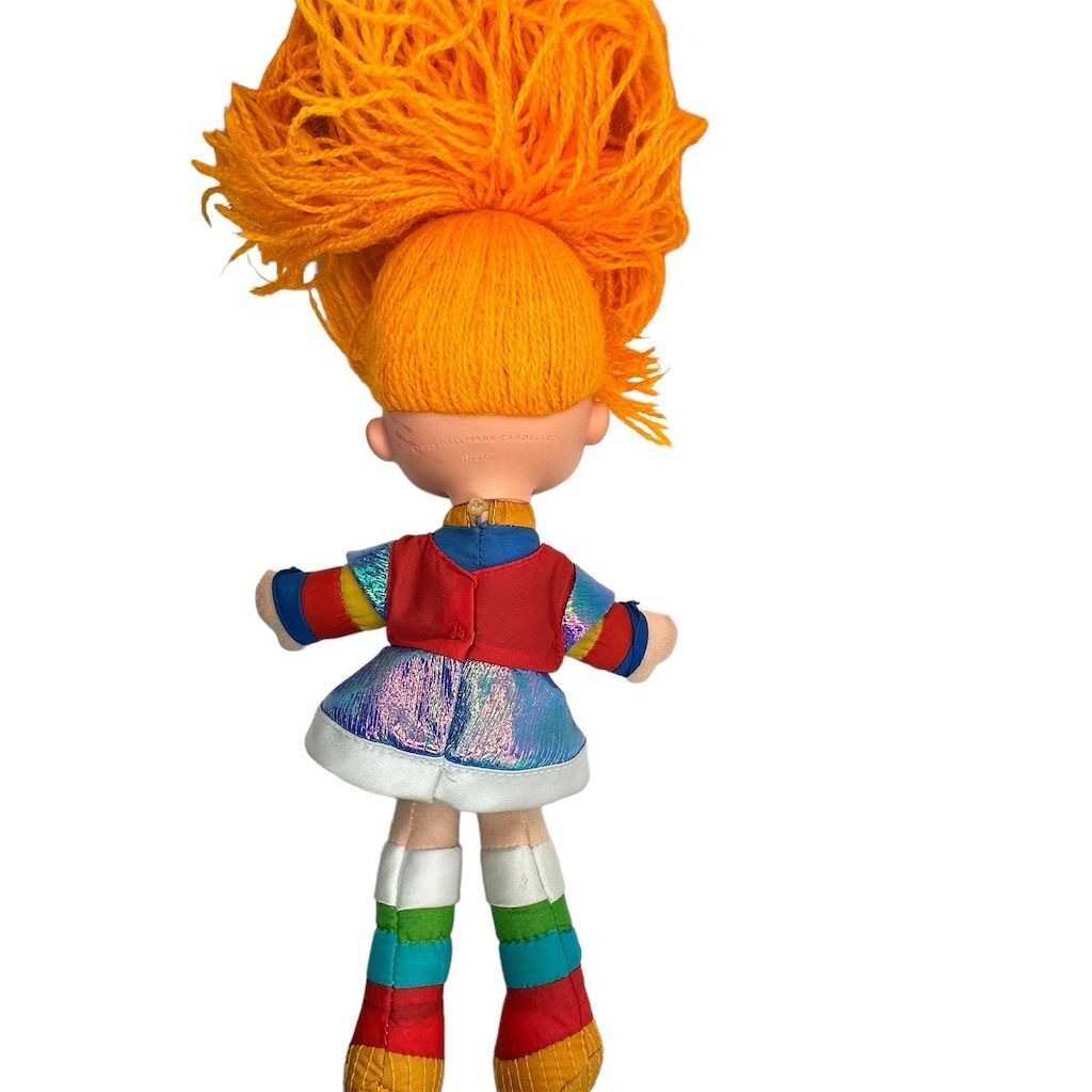 Vintage 1983 Hallmark Rainbow Brite 11" Plush Doll Orange Yarn Hair No Box