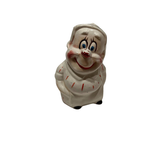 Vintage Kreiss Mama Clown Ceramic Porcelain Pepper Shaker Made in Japan