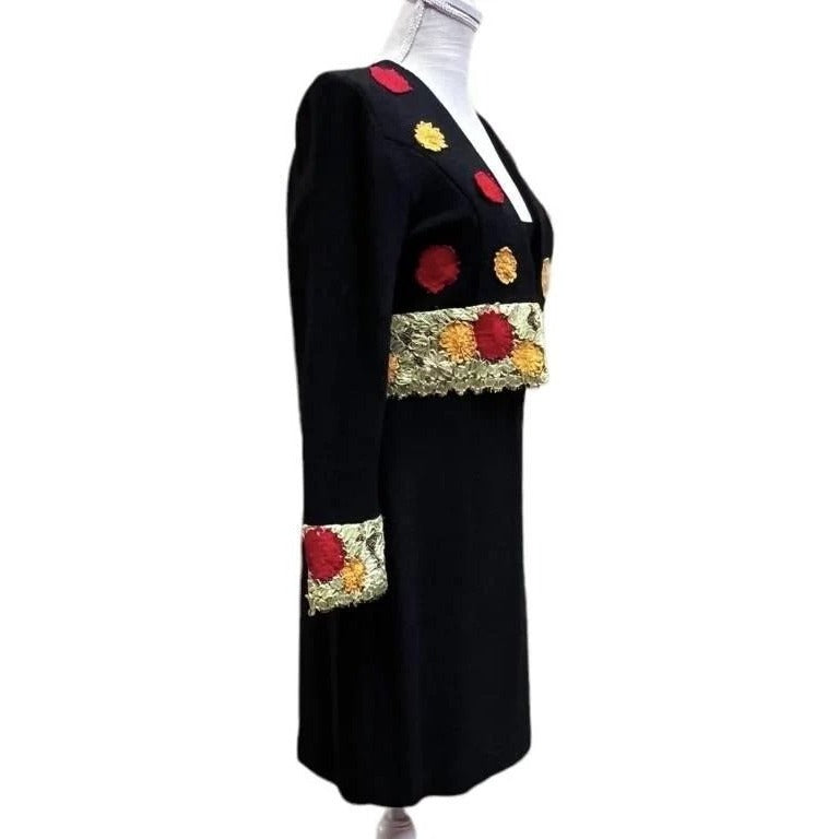 *Chic Vintage Steve Fabrikant Dress & Jacket Size Small Timeless Elegance