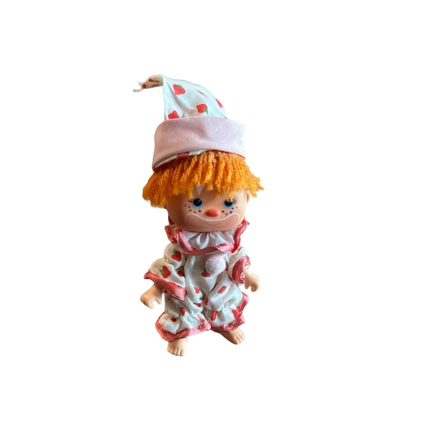 Vintage Rare Strawberry Patches Picka Berry Circus Clown Doll Toy 1980 Toy