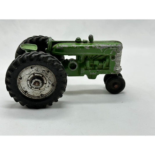 Antique Vintage Diecast Metal Green Farm Tractor Toy Collectible Rare Find