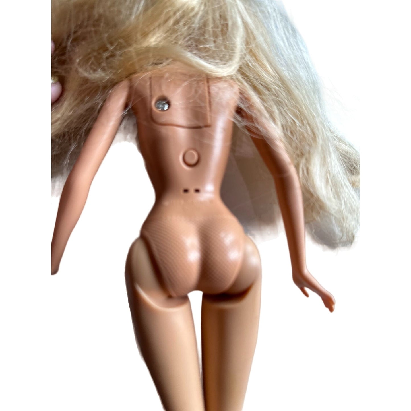 Vintage Mattel Inc 1966 Barbie Twisting Body As Is Blonde Hair Made in Malaysia