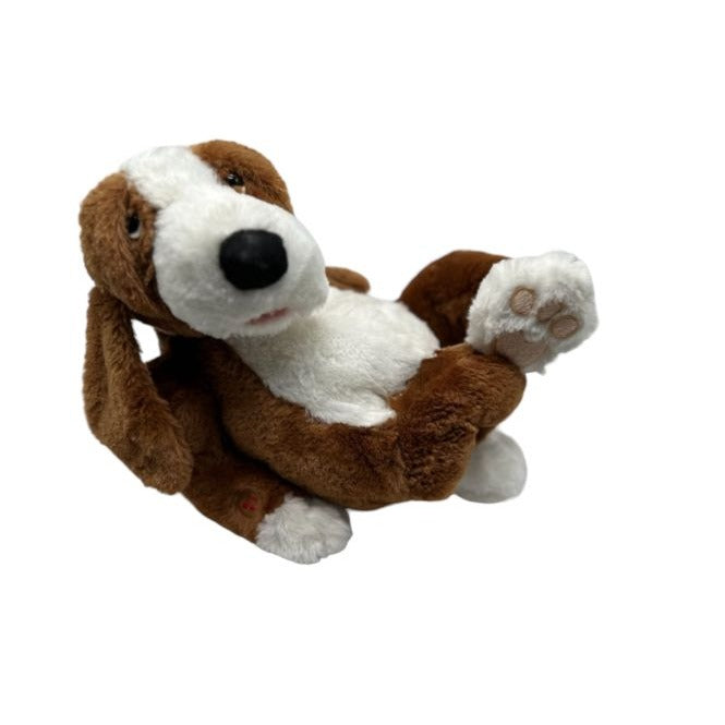Vintage Gund Fun Sammie 60742 Singing Plush Stuffed Toy Basset Hound Dog 10"