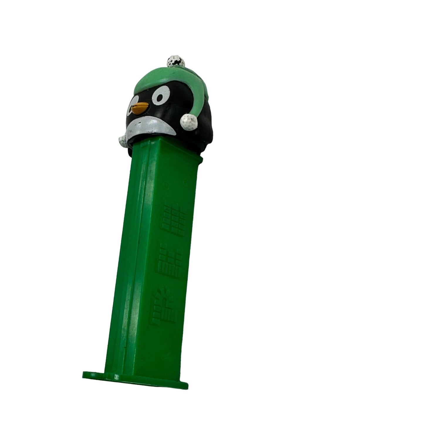 Penguin Pez Dispenser Black Green Hat Christmas Winter Holiday 2013