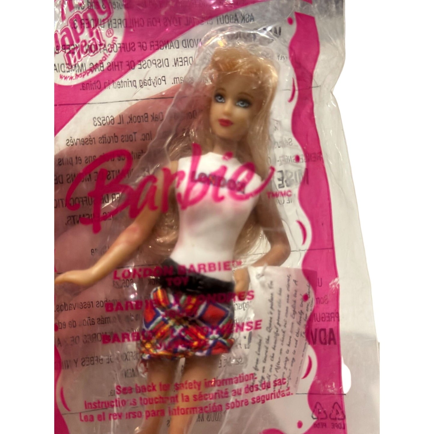 McDonald's 2008 Happy Meal Toy Barbie Doll London #5 Limited Edition Collectible