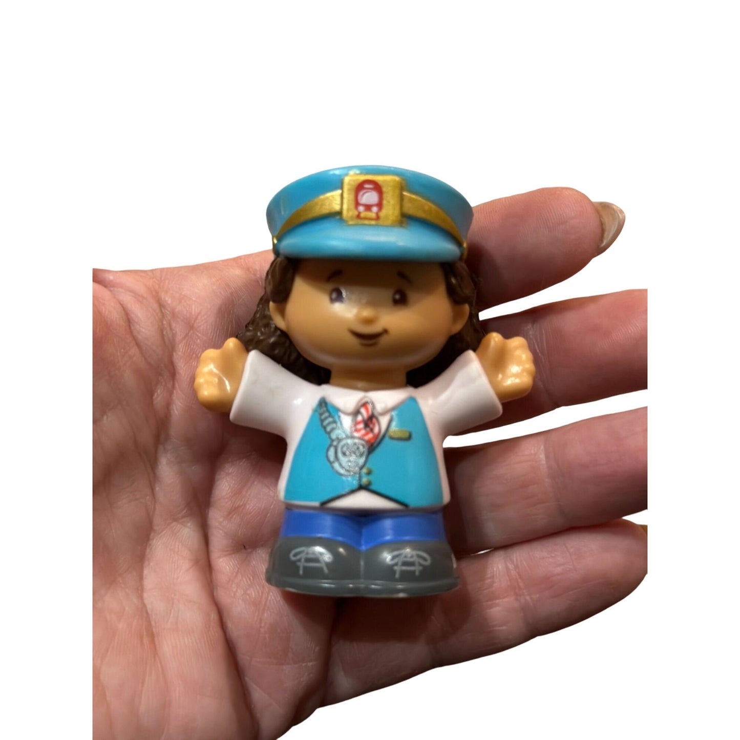 Fisher Price Little People Train Conductor Jane