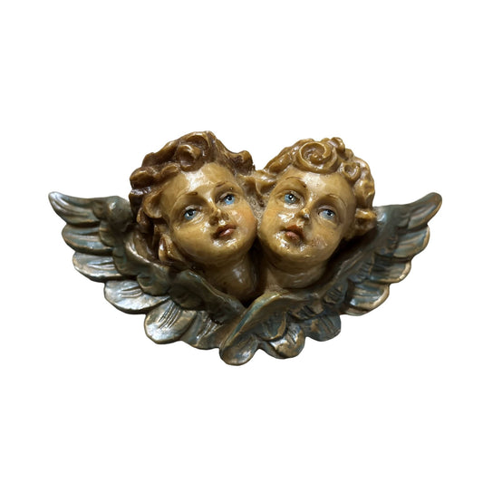 Vintage Porcelain Angel's Head Hand-Painted Collectible Heavenly Decor Accent