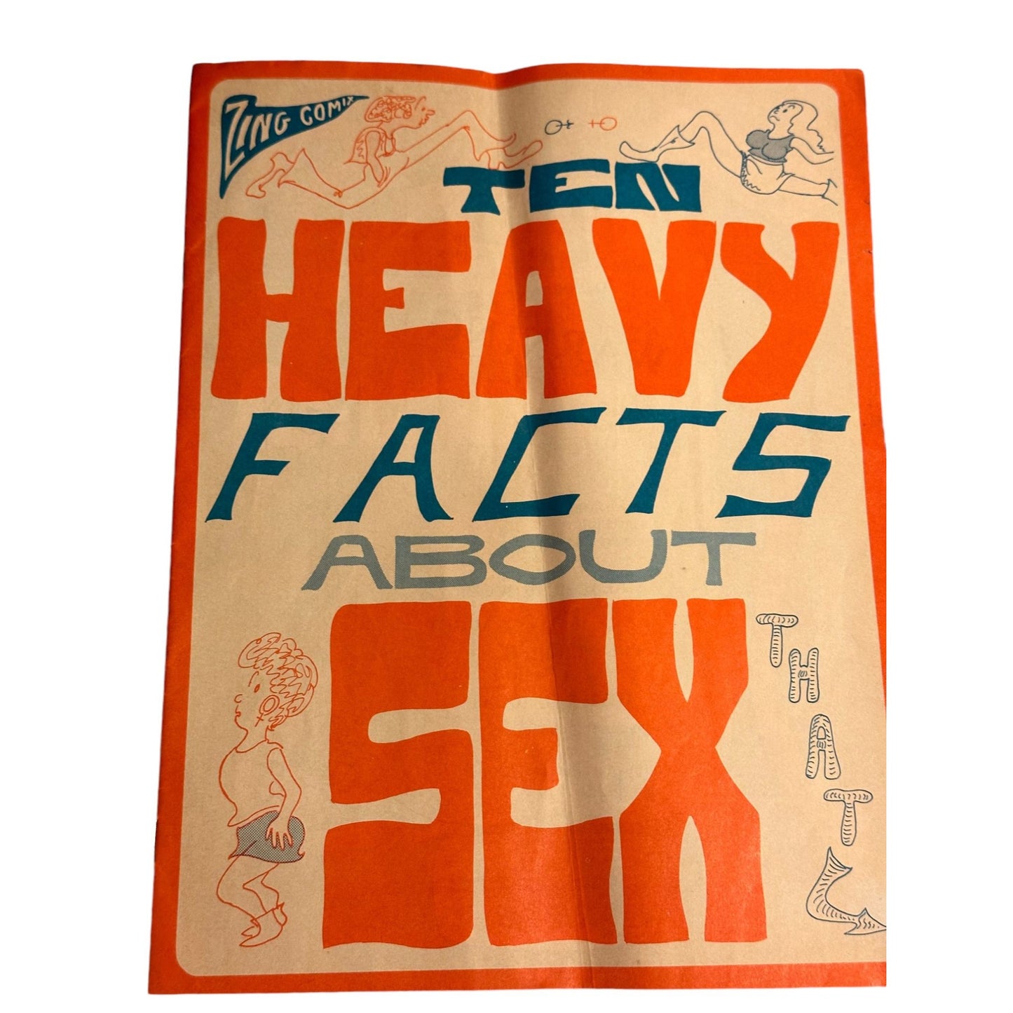 Ten Heavy Facts About Sex Vintage 1971 Booklet By Sol Gordon RARE