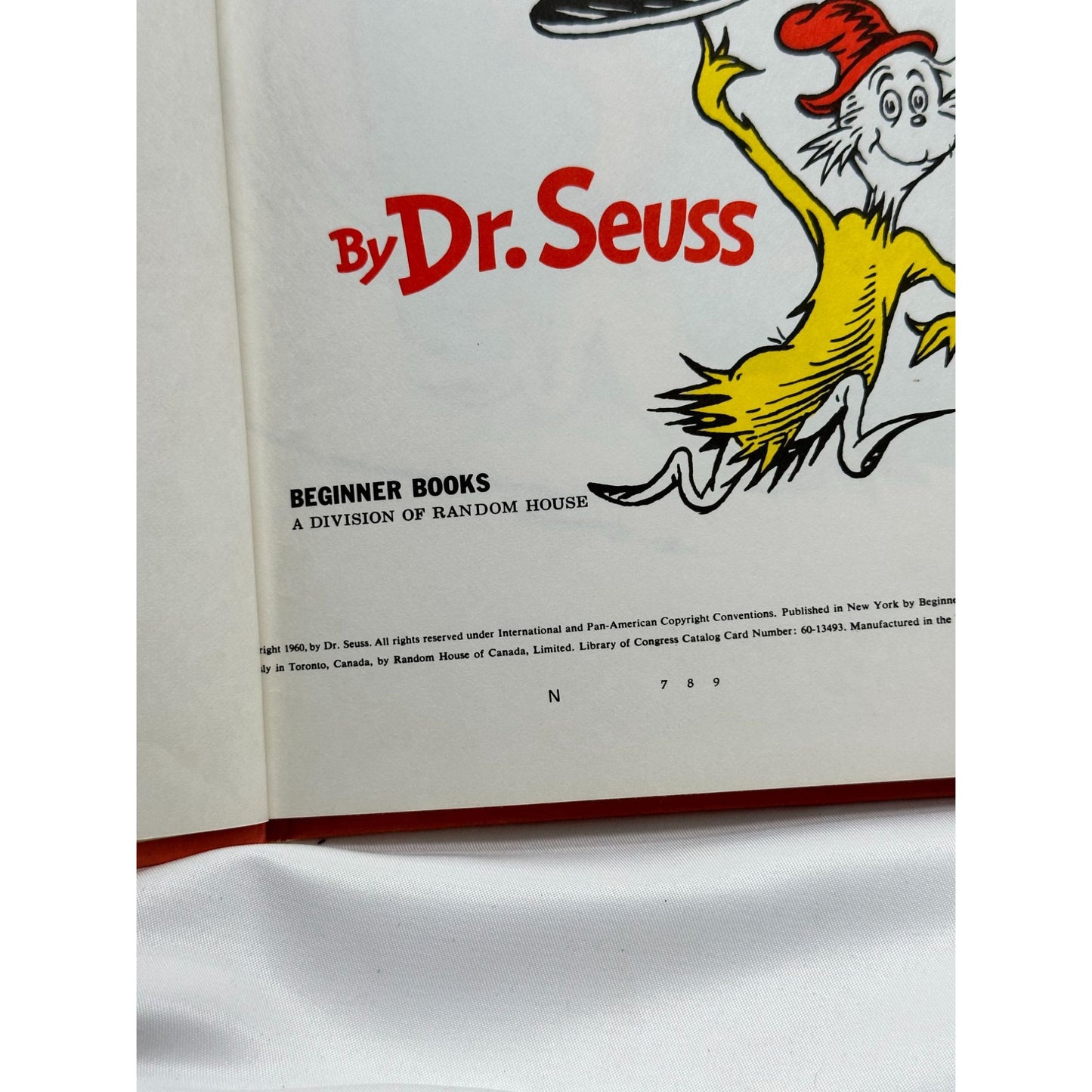 Vintage Green Eggs and Ham By Dr. Seuss Grolier Enterprises Book Club Edition 1988