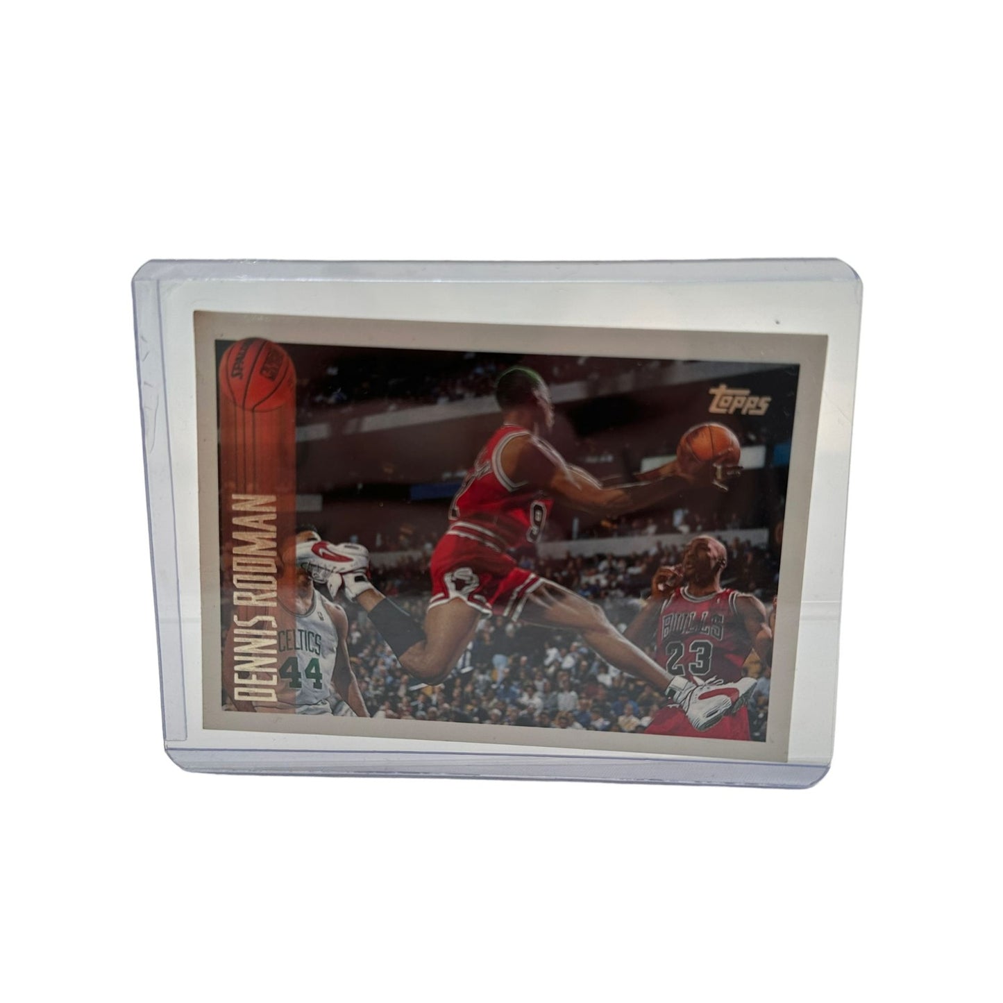 1996 Dennis Rodman Bulls Topps NBA 50TH INSERT Foil Card #176 Sports Card