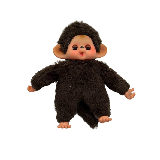 Vintage Monchhichi Collectible Brown Monkey Sekiguchi Plush Doll Sucking Thumb