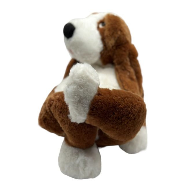 Vintage Gund Fun Sammie 60742 Singing Plush Stuffed Toy Basset Hound Dog 10"