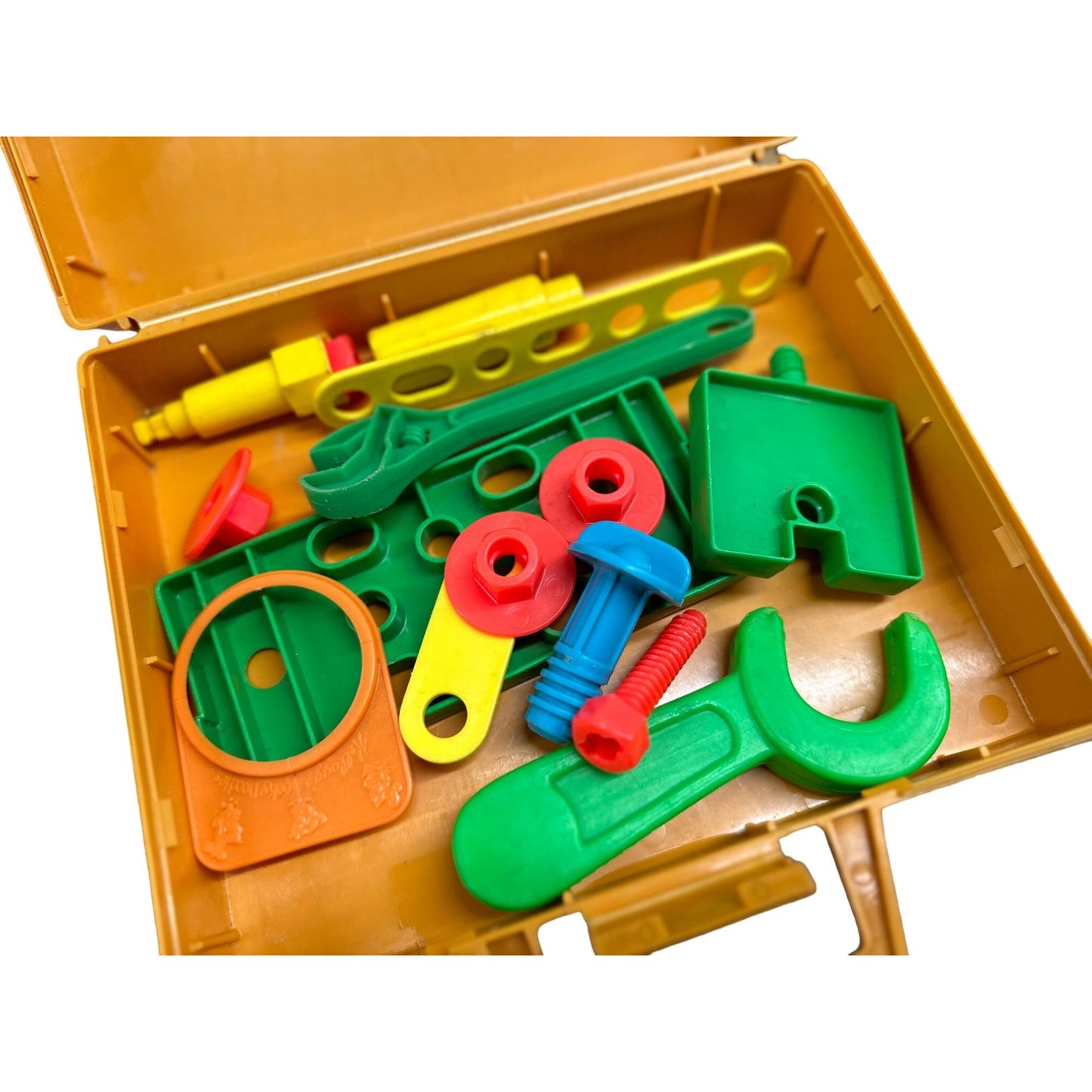 Vintage Fisher Price Tool Kit 924 Patented Kids Play Set Tool Box 1997