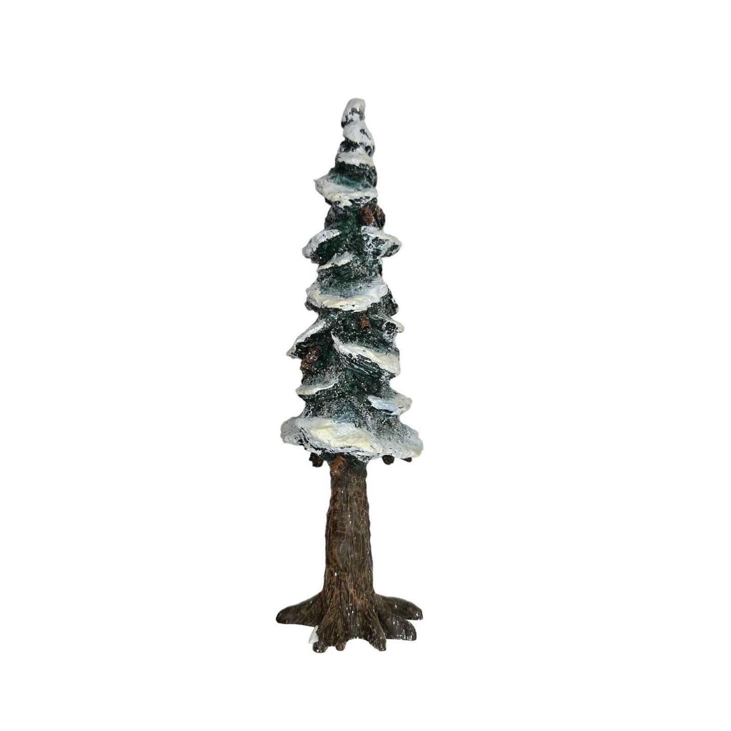 Department 56 Village Pole Pine Tree 10.5" Porcelain #5529-8 GUC 1995