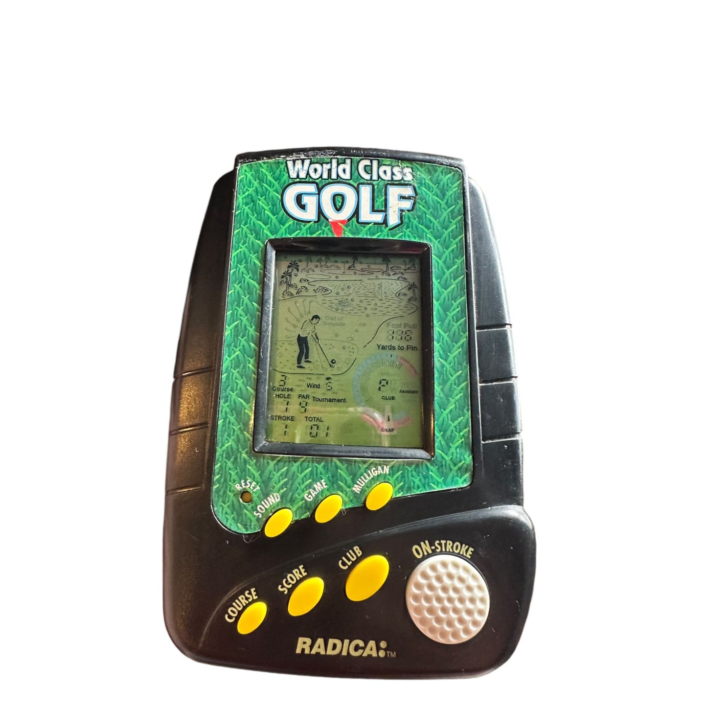 Radica World Class Golf Handheld Electronic Game Model 8730