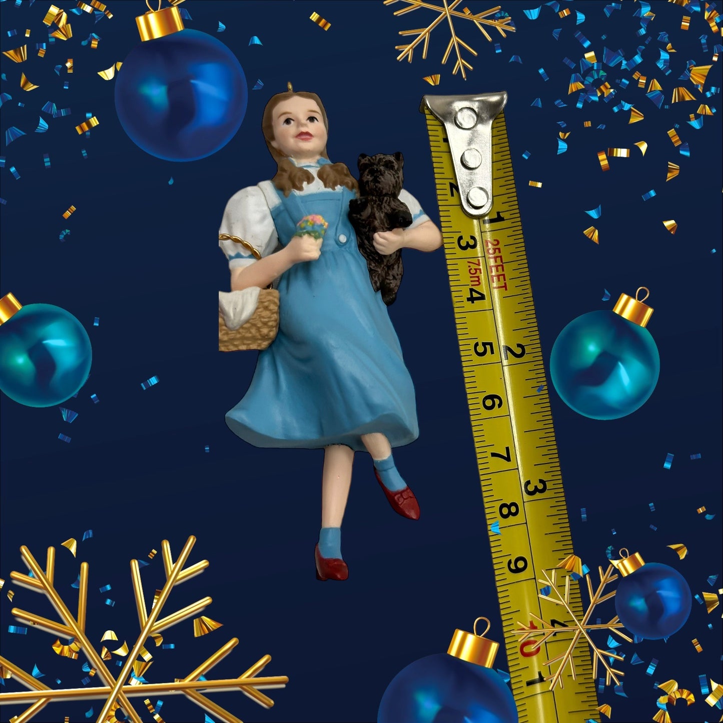 Vintage Hallmark Keepsake The Wizard of Oz Dorothy and Toto Christmas Ornament