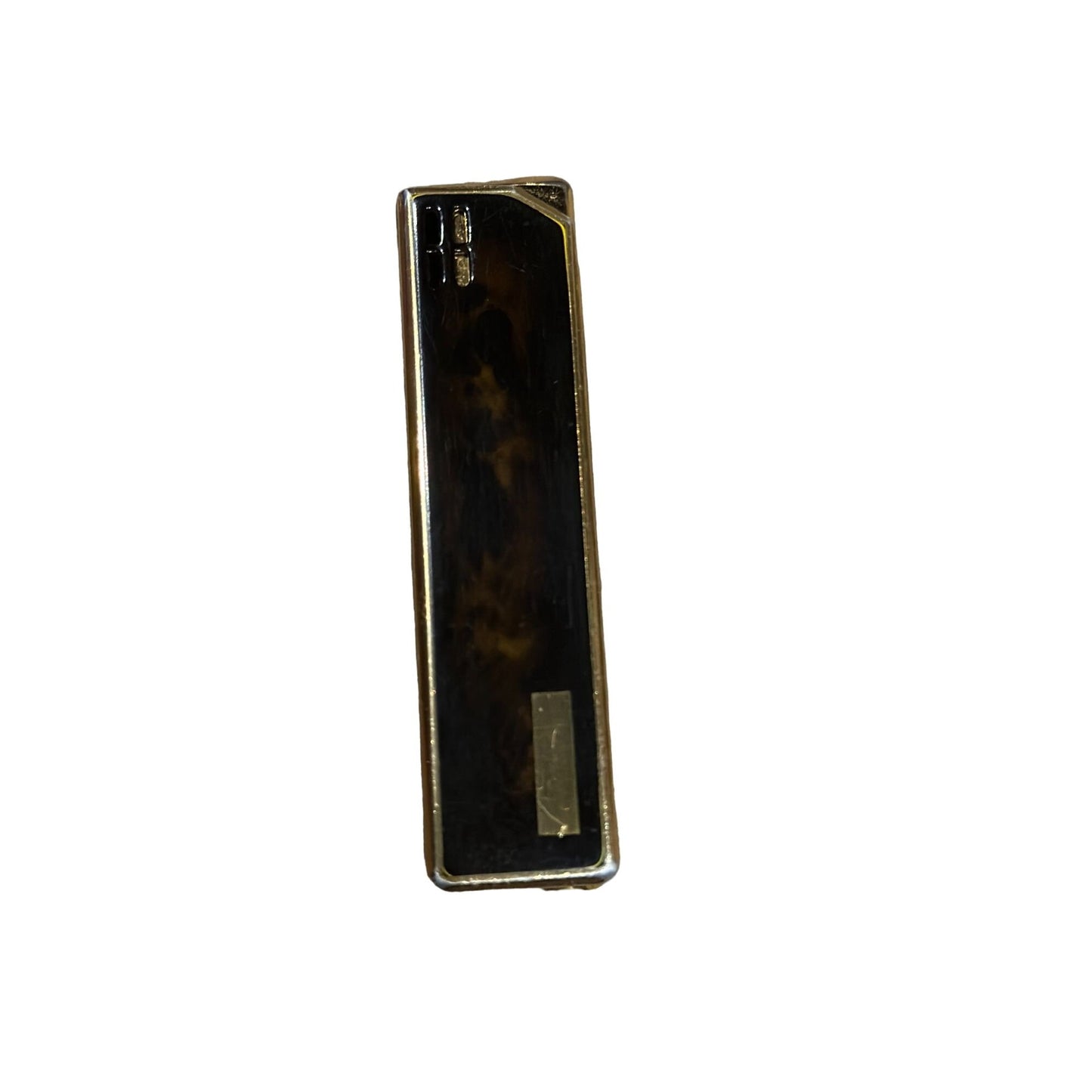 Vintage Kingsway Harrods Lighter Gold Tone Tortoiseshell Enamel Original Case