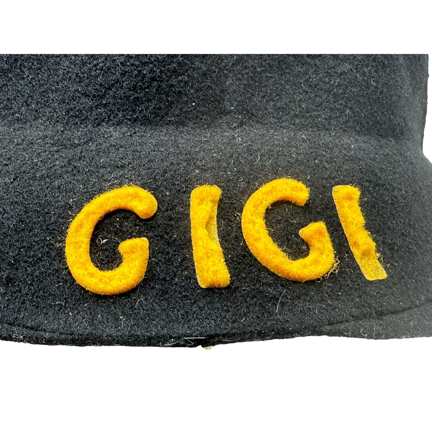 Vintage Womens GIGI Bucket Bucket Hat Cap Black Collectible Rare find