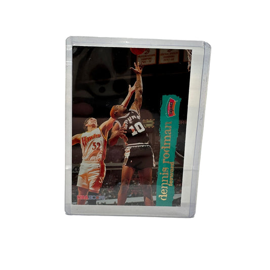 Vintage 1995-1996 NBA HOOPS BASKETBALL DENNIS RODMAN #150 Sports Card Rare