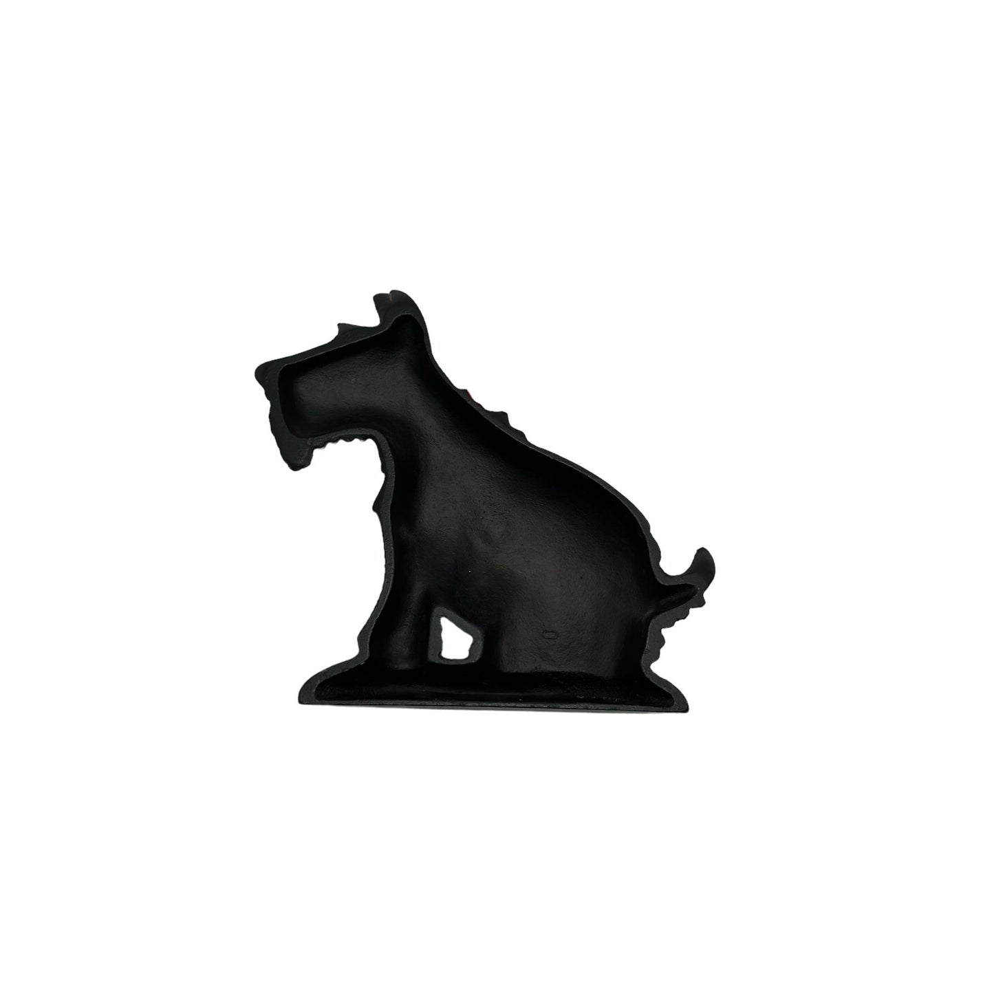 Vintage Black Cast Iron Scottish Terrier Scottie Door Stop/Bookend 7 1/2" Tall