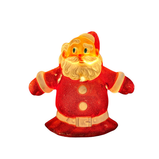 Vintage Santa Claus Light-Up Yard Decoration