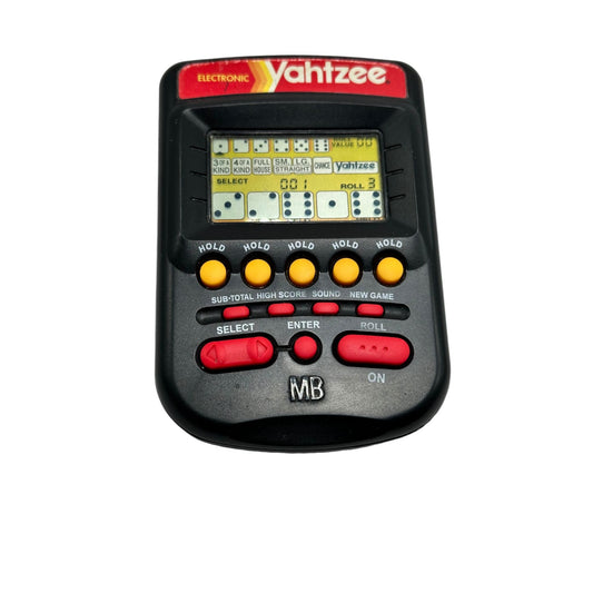 Vintage Electronic Yahtzee Handheld Game By MB 1995