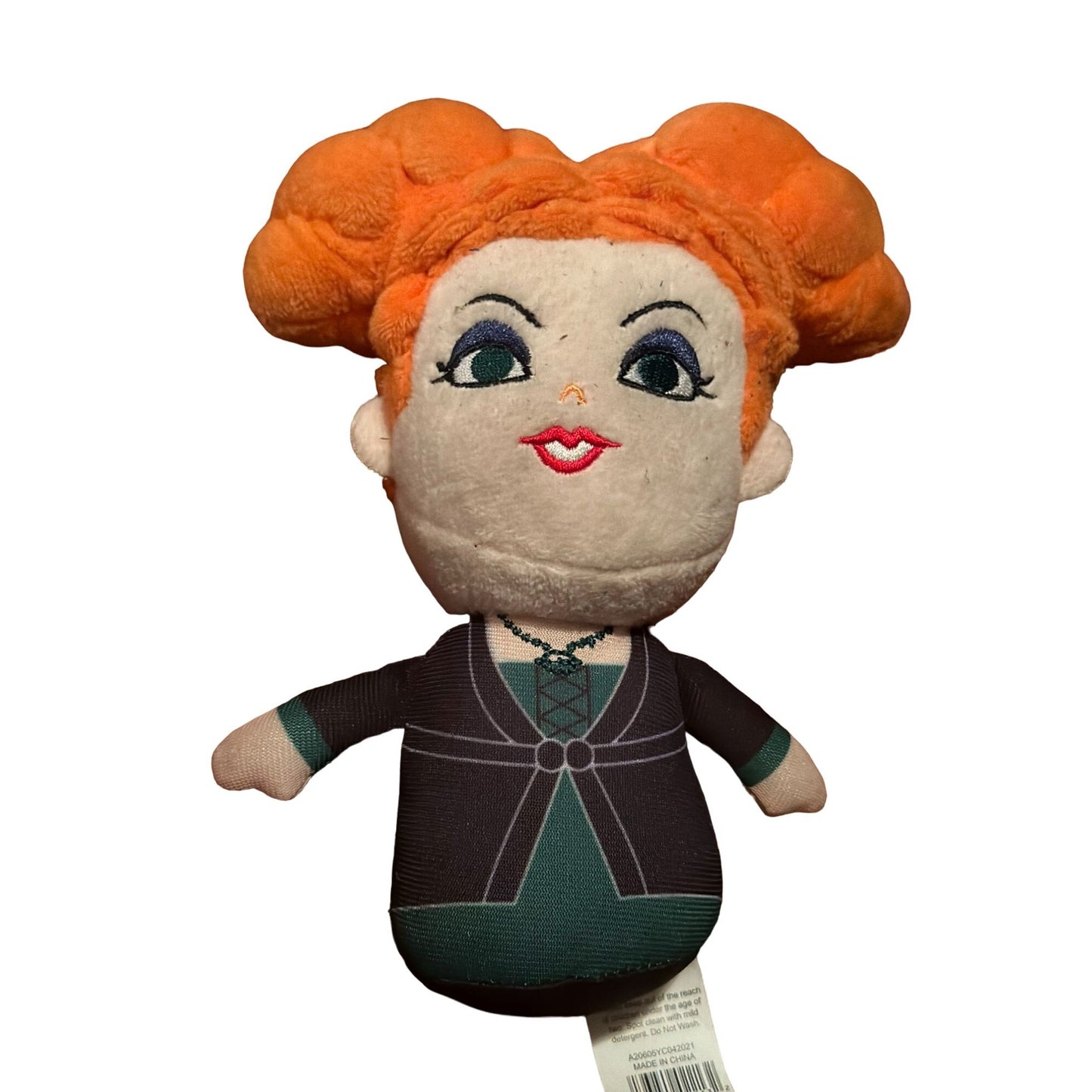 Disney Hocus Pocus Winifred Sanderson Bean Bag Plush Stuffed Toy 7.5" 2021