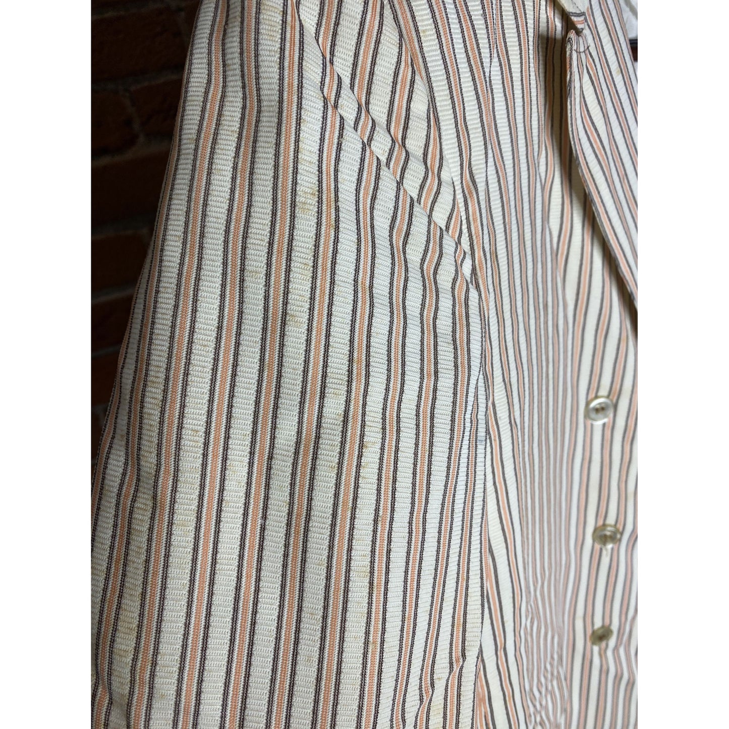 Vintage Farah Candy Stripe 2pc Suit Double-Breasted Matching Pants Medium