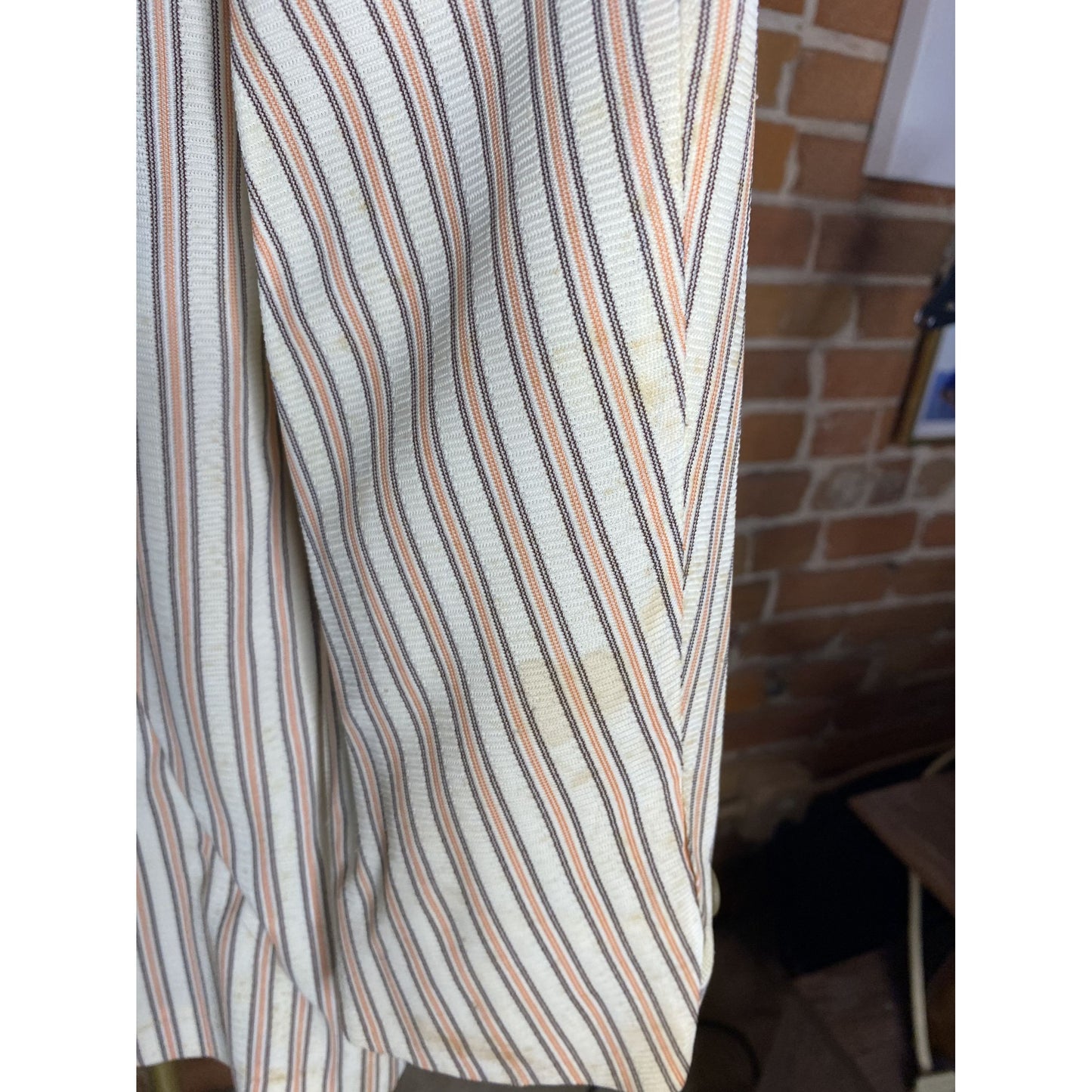 Vintage Farah Candy Stripe 2pc Suit Double-Breasted Matching Pants Medium