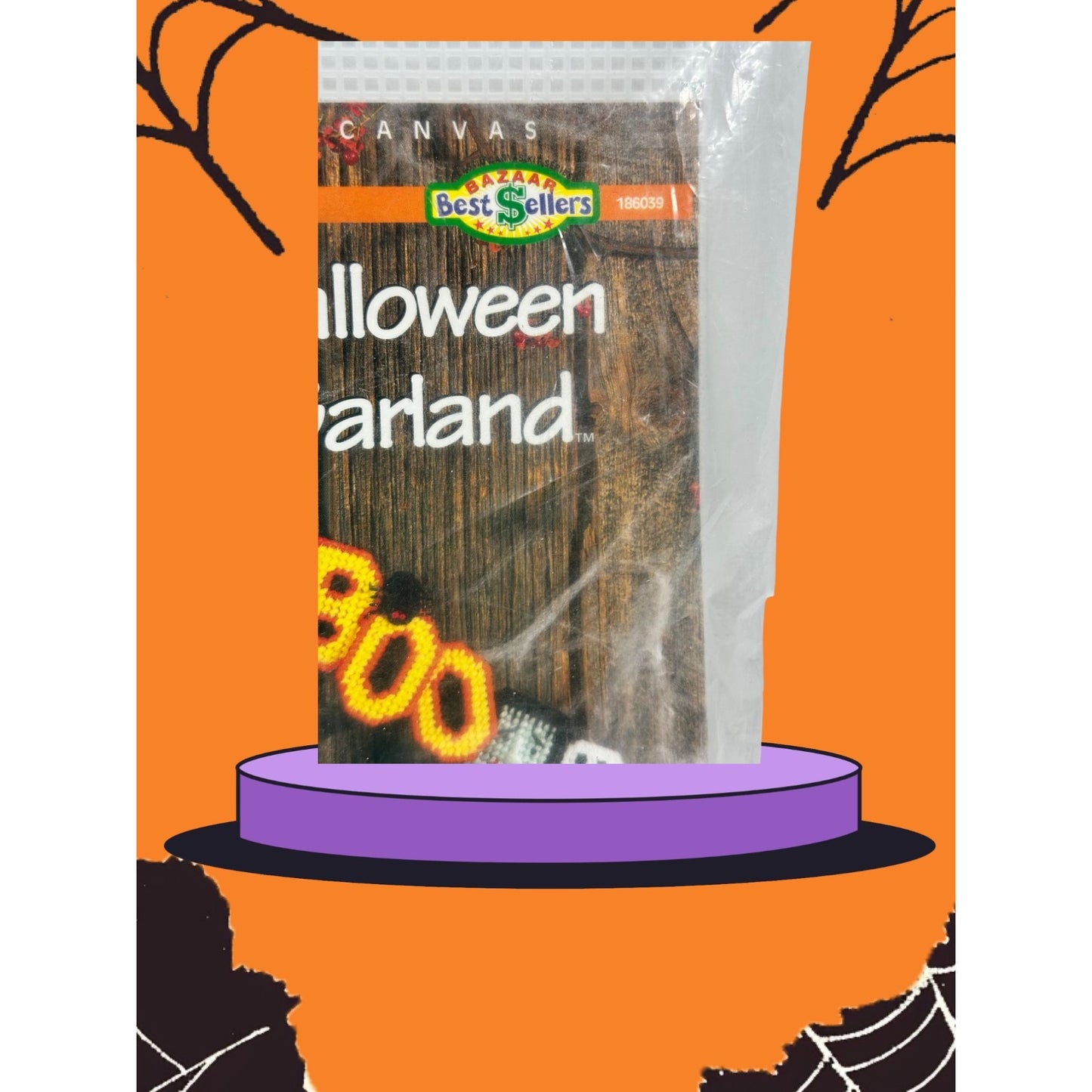 Plastic Canvas Halloween Garland Kit 5 Festive Characters