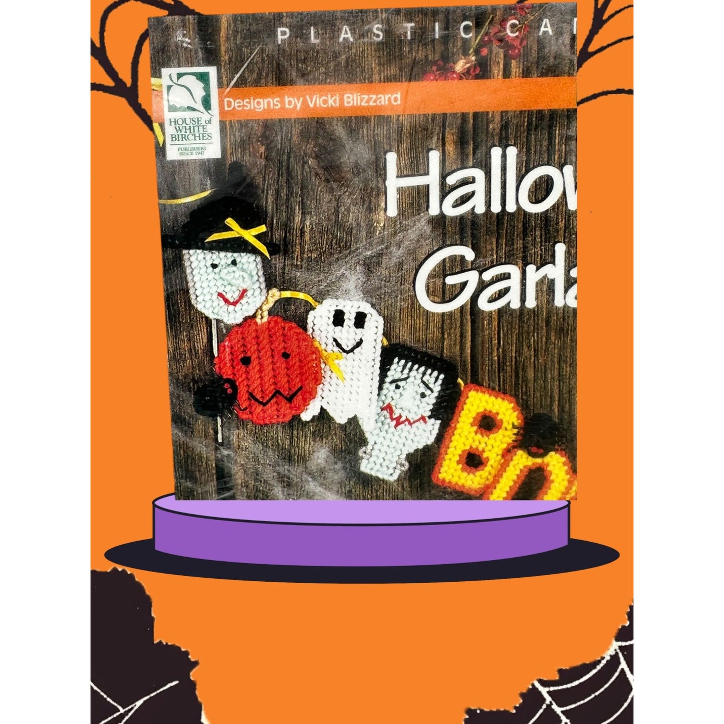 Plastic Canvas Halloween Garland Kit 5 Festive Characters