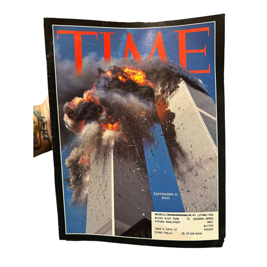 Vintage TIME Magazine SEPTEMBER 11 2001 Special Edition 9/11 Newsstand Edition